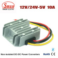 IP68 12V / 24VDC à 5VDC Convertisseur DC-DC étanche pour voiture